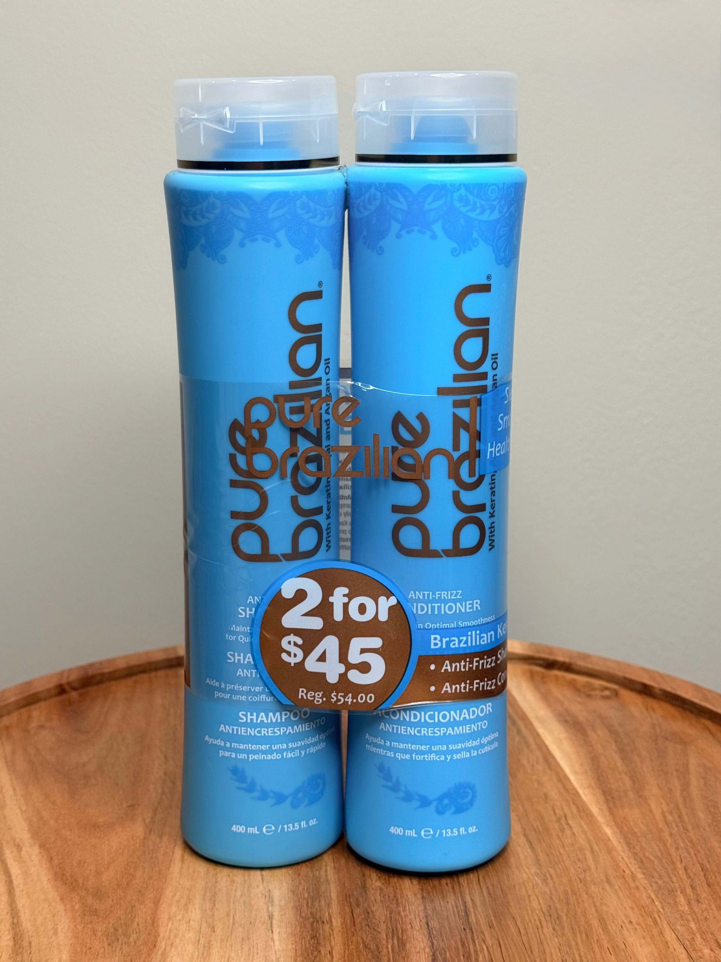 Pure Brazilian: Anti-frizz Shampoo+Conditioner